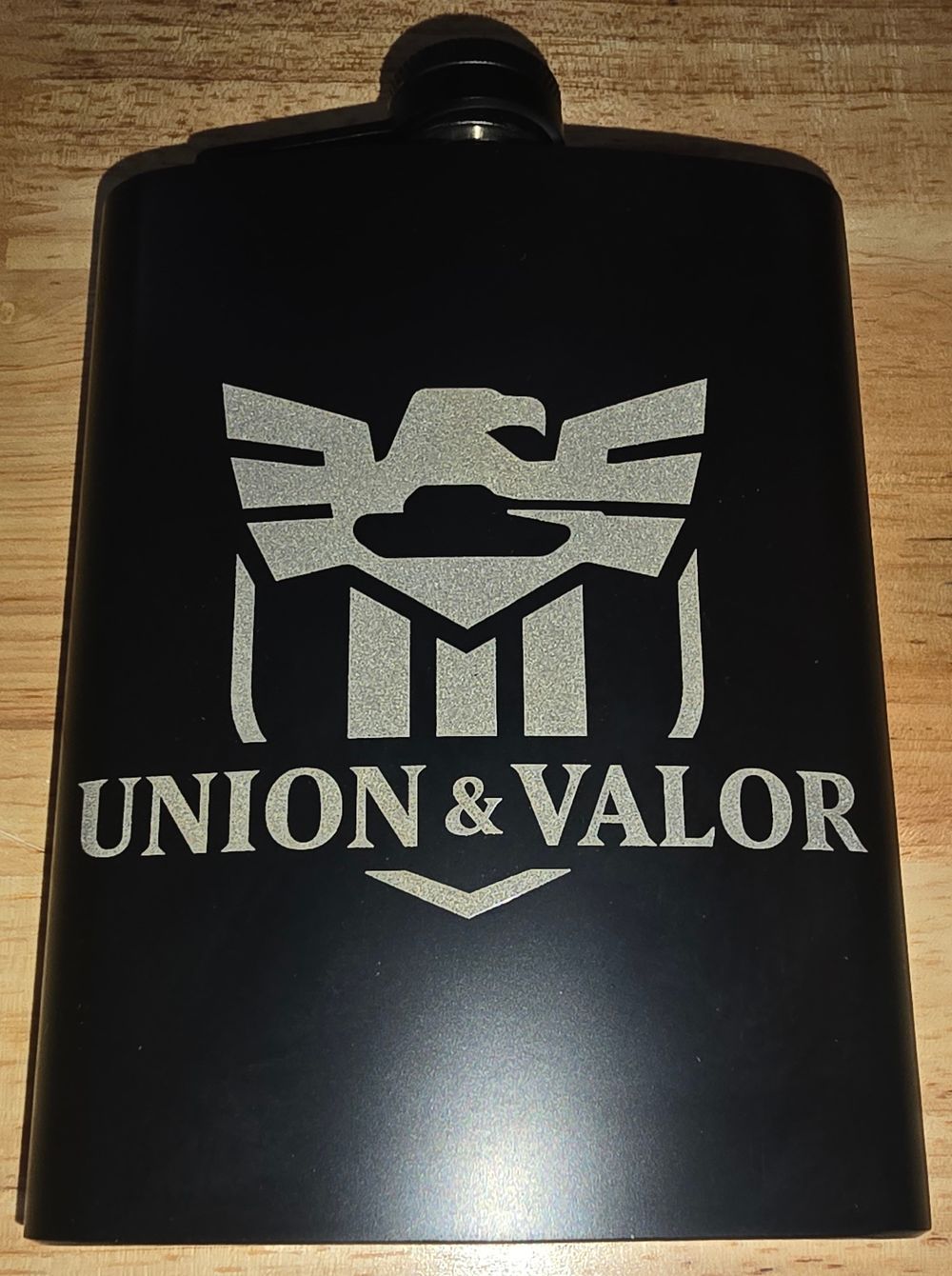 Stainless Steel Hip Flask - Front Engraving