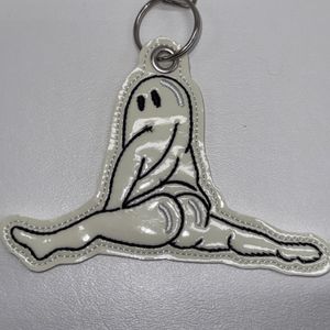 Ghost with the most (glows in the dark. approx measures 3 1/4 x 4 1/2 inches)