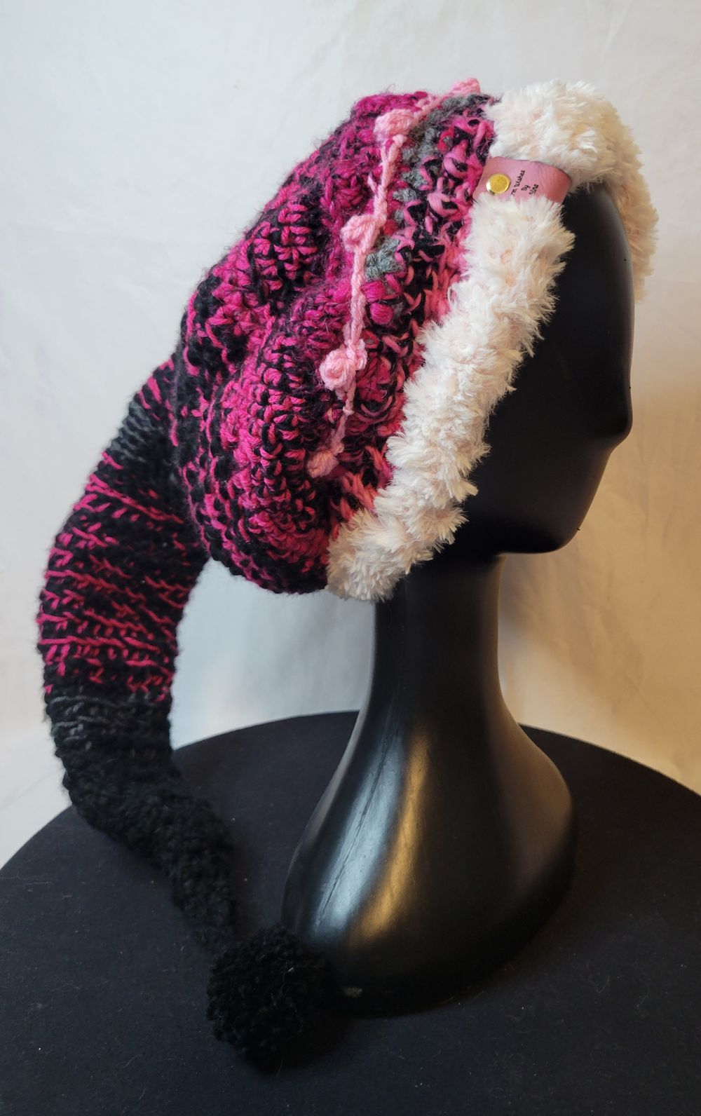 Pink Wool Stocking Cap 