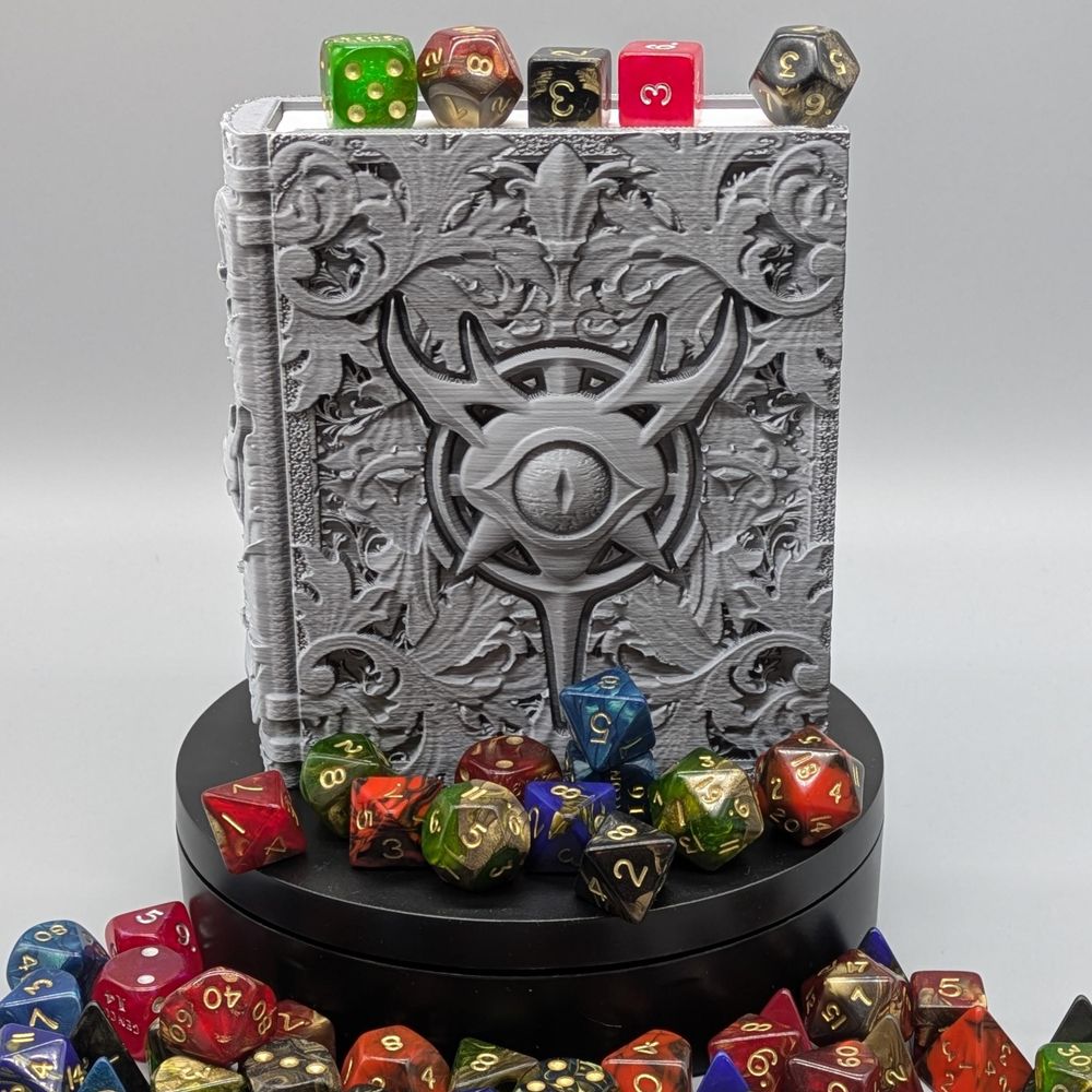 Ancient Warlock Dice Tome - 3D Print