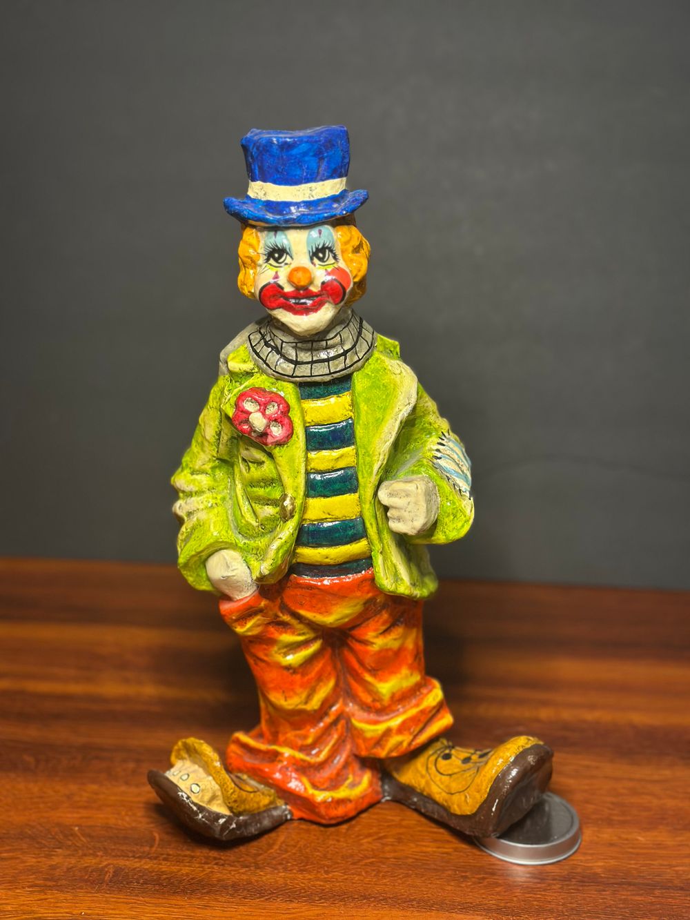 Vintage Paper Mache Clown