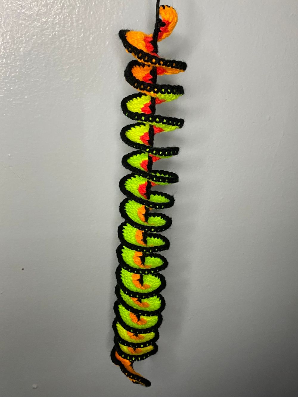 Black & Neon Wind Spinner Prototype