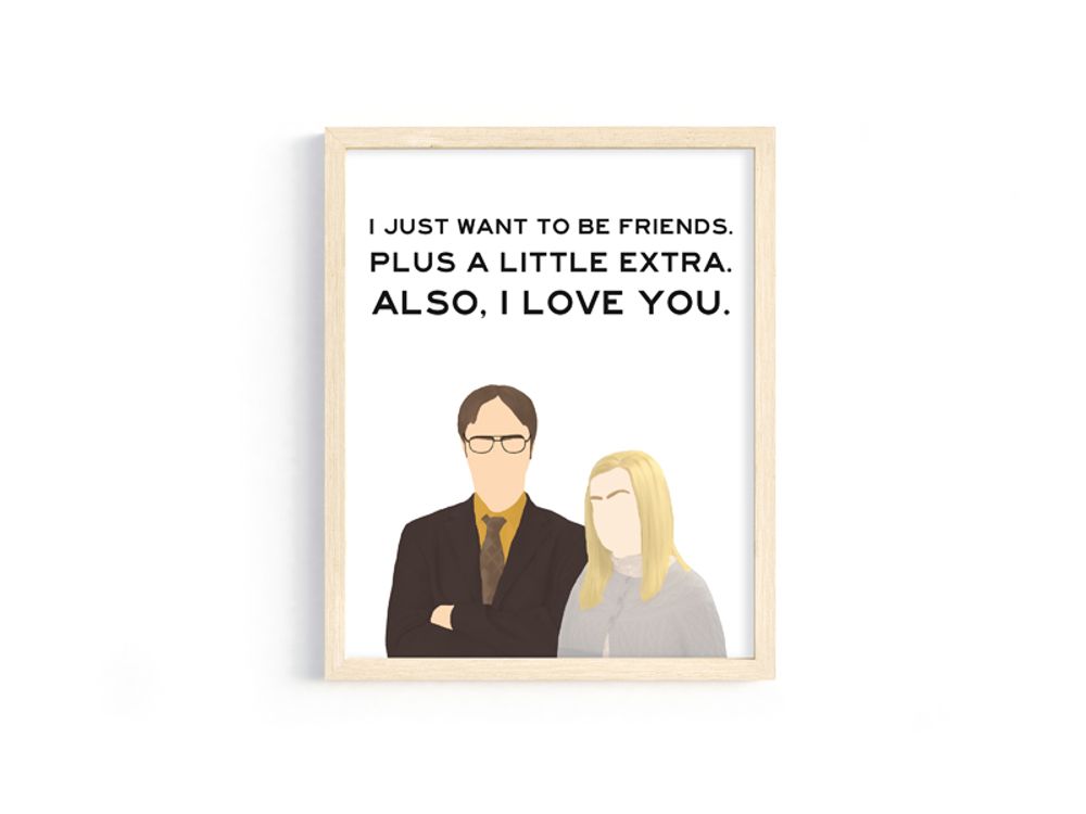 The Office Dwight Schrute and Angela Martin 8x10 Digital Download