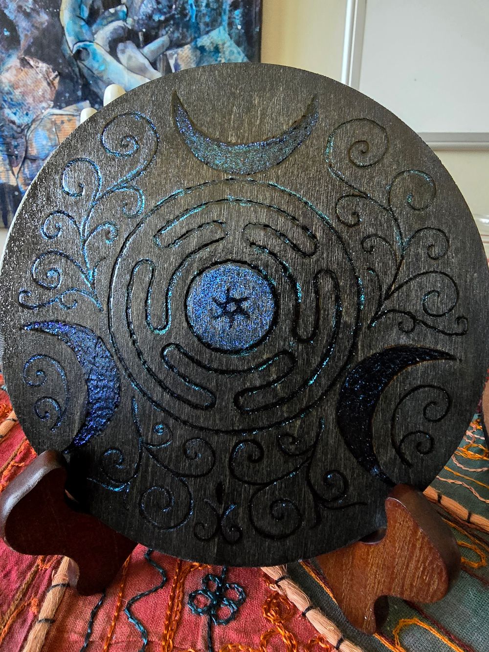 Hekate’s Wheel altar tile