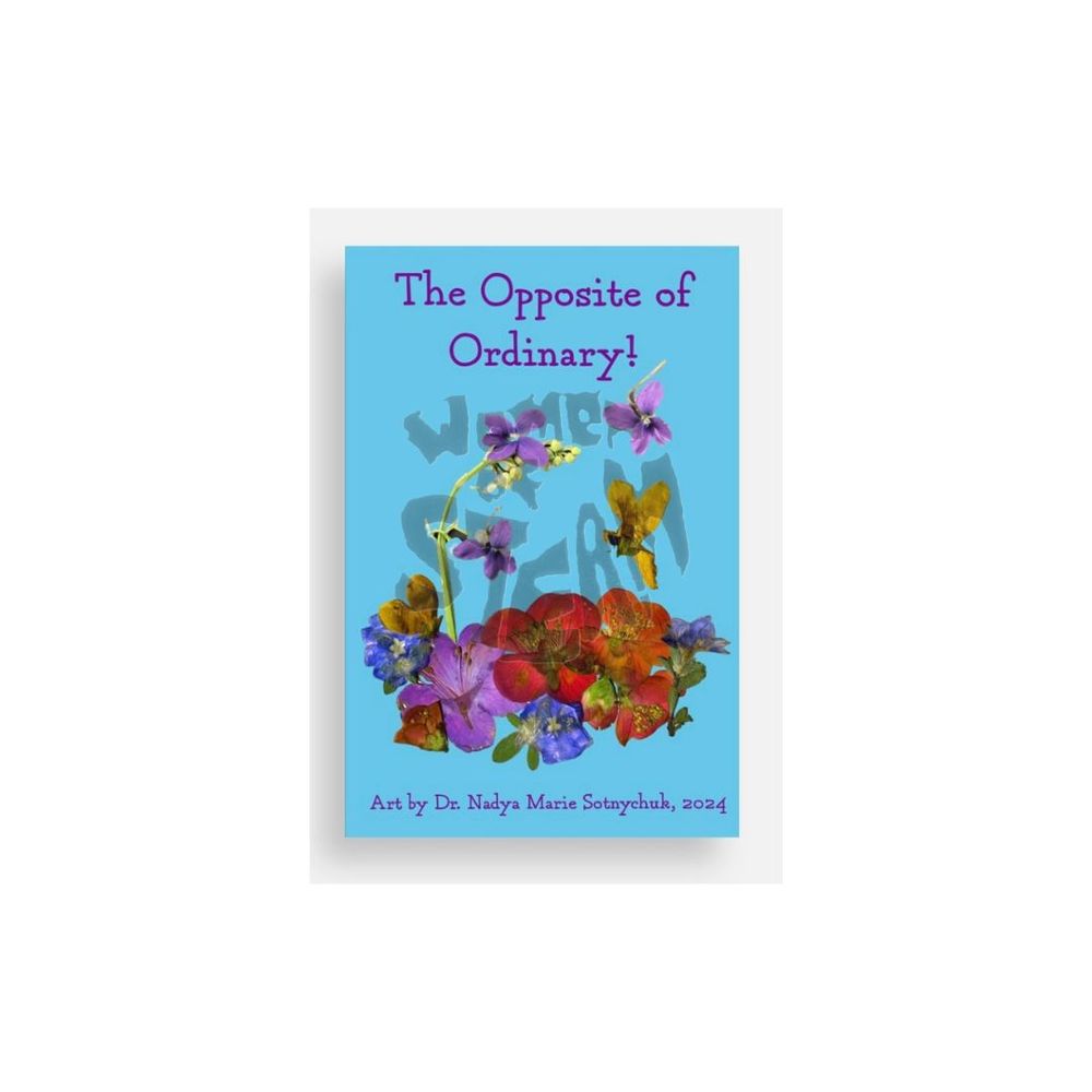 Garden Bugs Pressed Flower Art Print