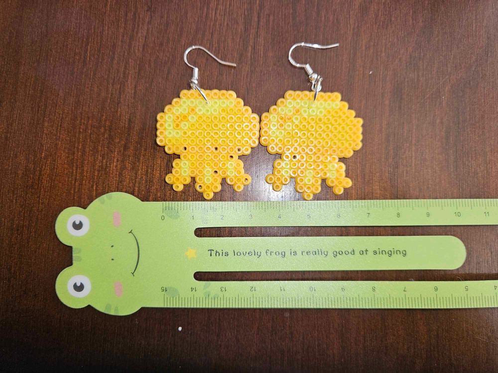 Yellow Jellyfish Earrings