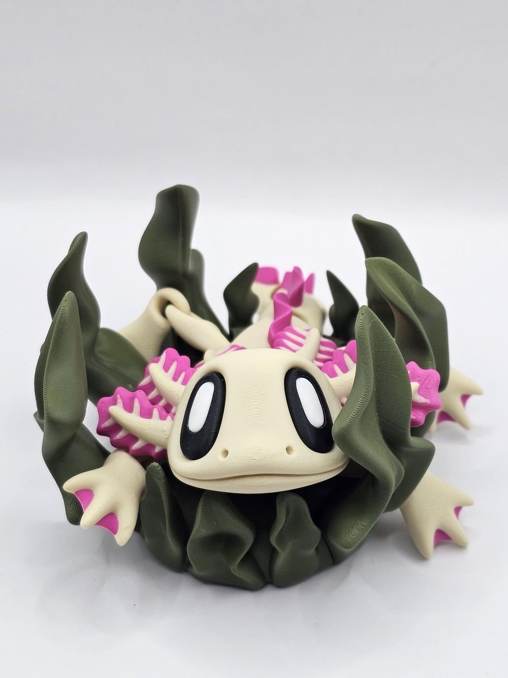 Enchanted Axolotl w/ seaweed bed