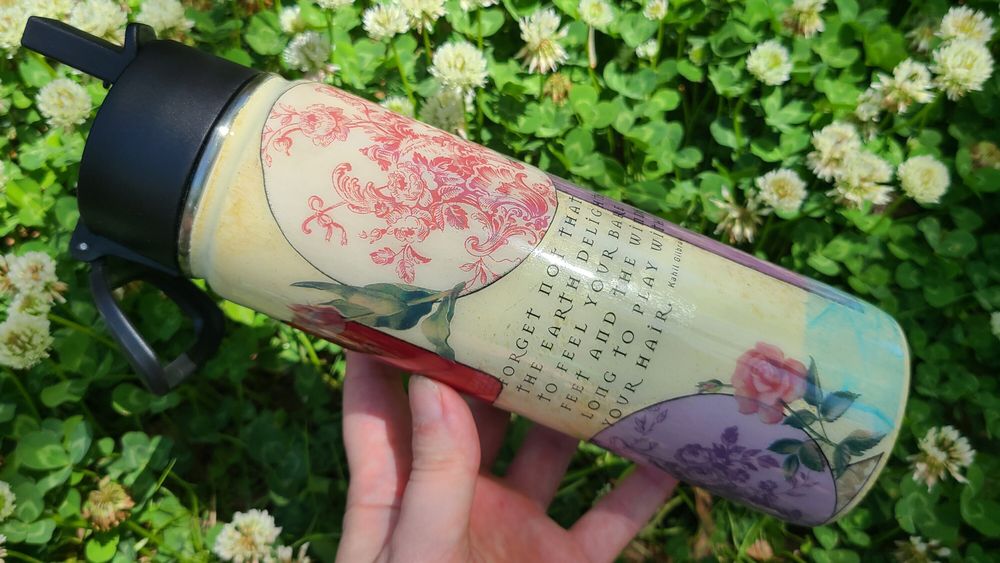 Victorian Spring: Creative Journaling Inspired Water Bottle,...