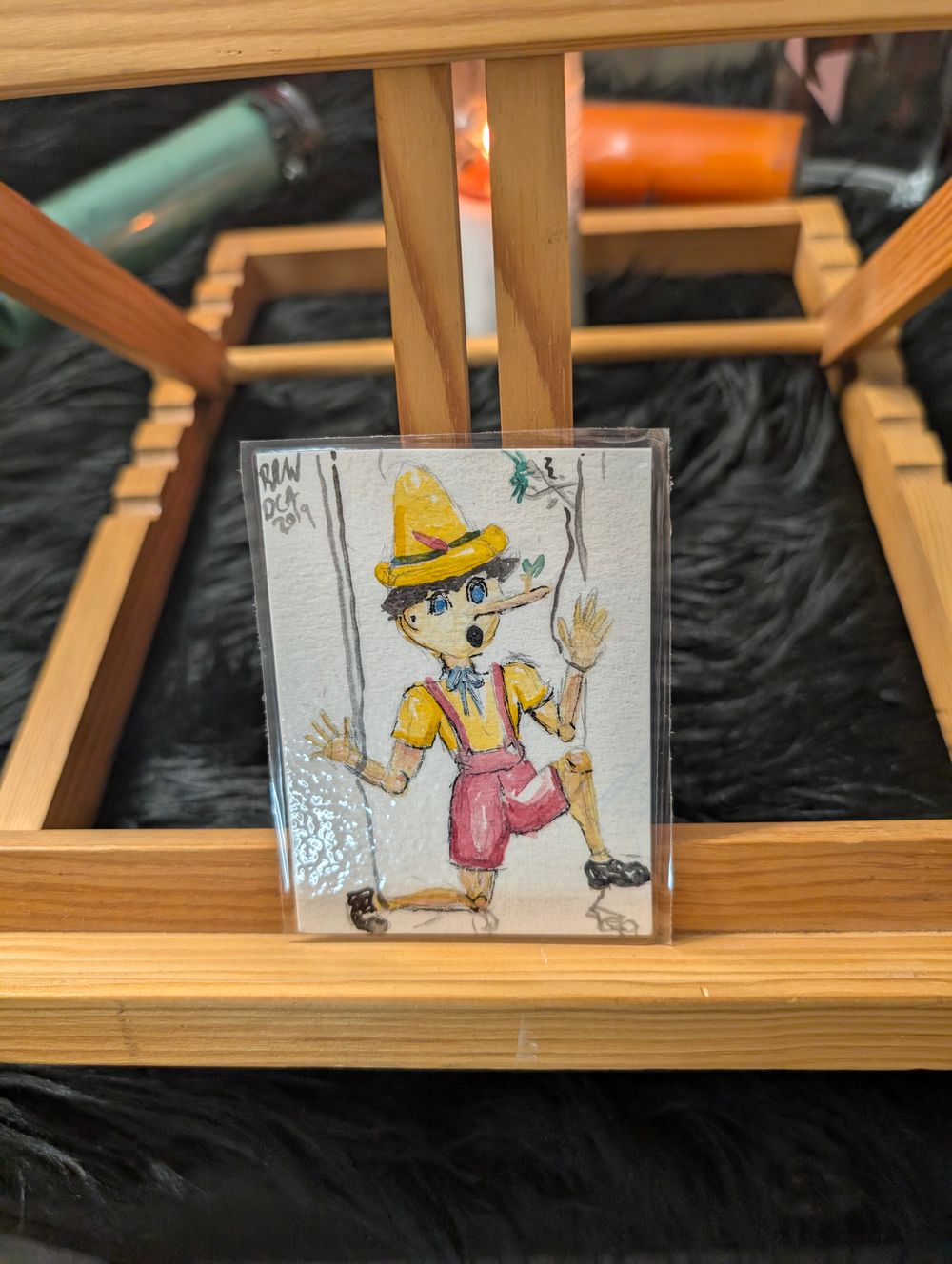 Pinocchio watercolor