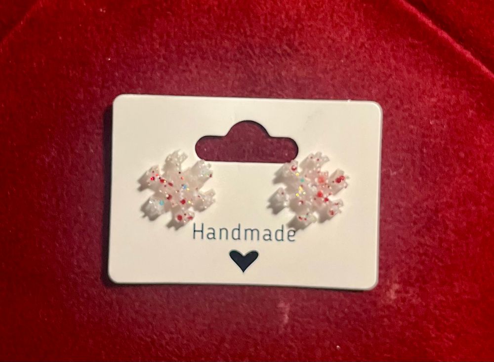 Snowflake earrings 