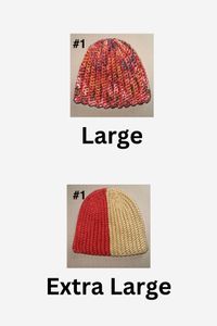 All available Large and Extra Large beanies