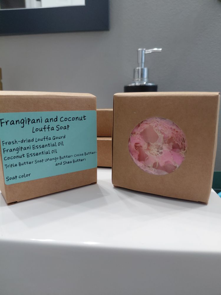 Homemade Louffa Soap