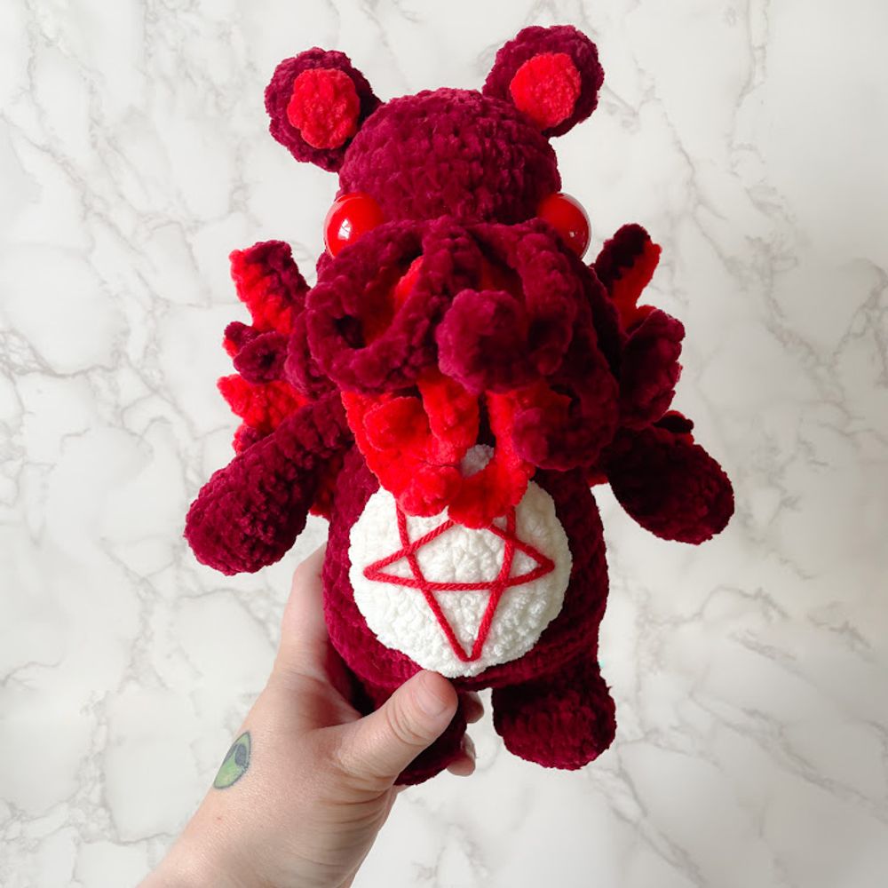 Care Cthulhu Plushie, OOAK