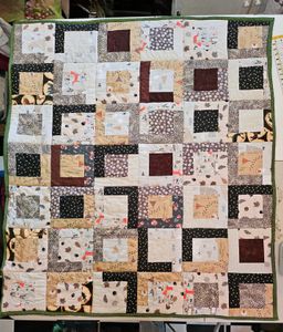 Woodland Quilt in cotton and flannel