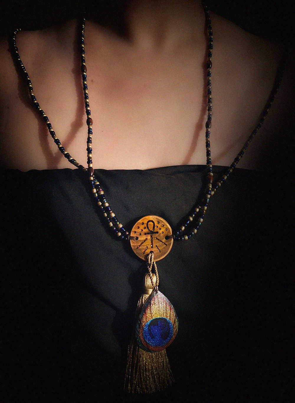 Peacock Menat Talisman