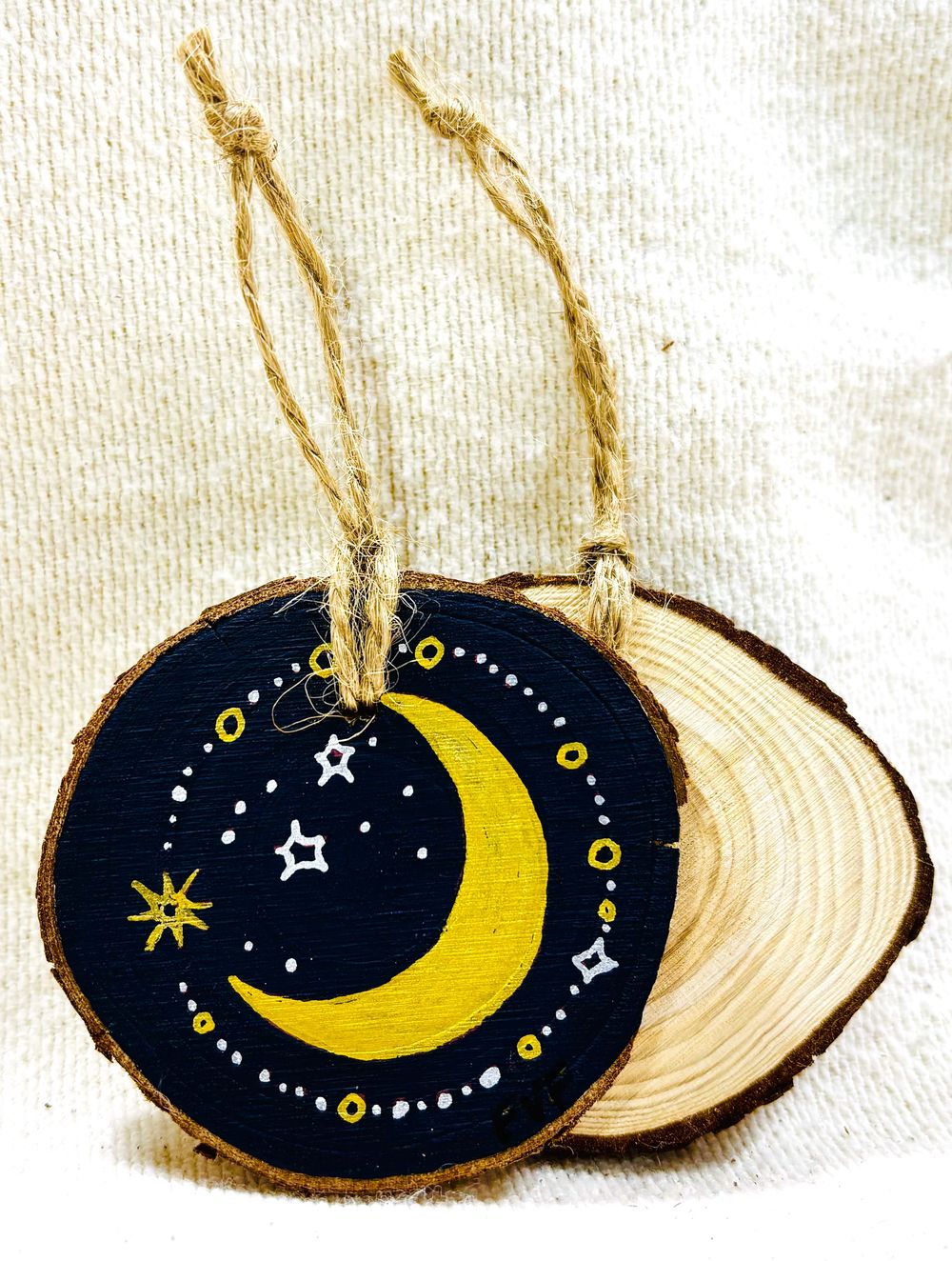 Gold Moon West Ornament