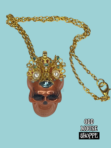 A top view of the skull