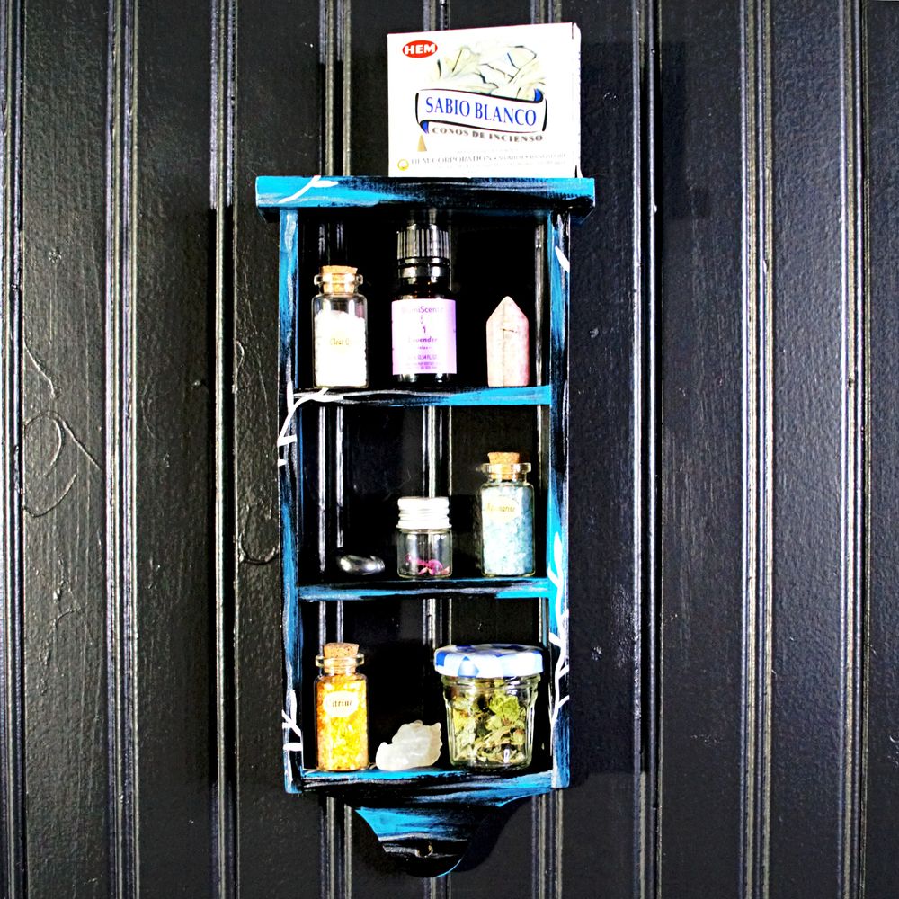 Mini Apothecary Shelf - Trinket Shelf 