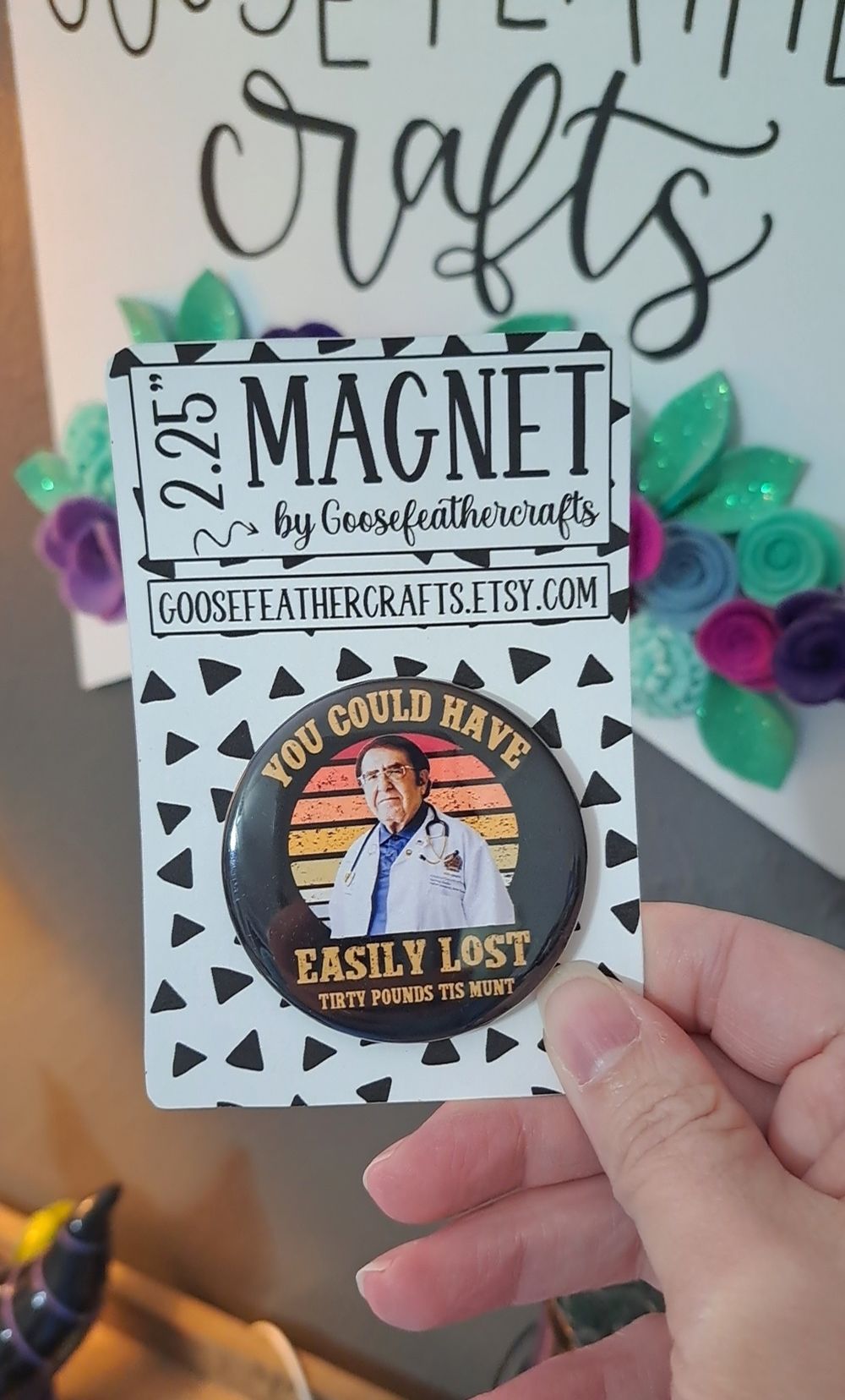 Novelty Magnet ---2.25" Round Magnet