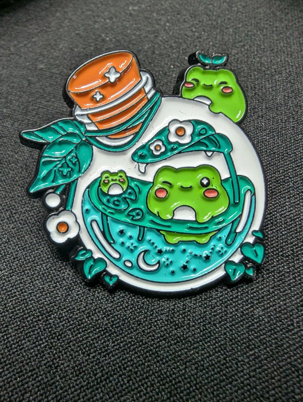Frog pin