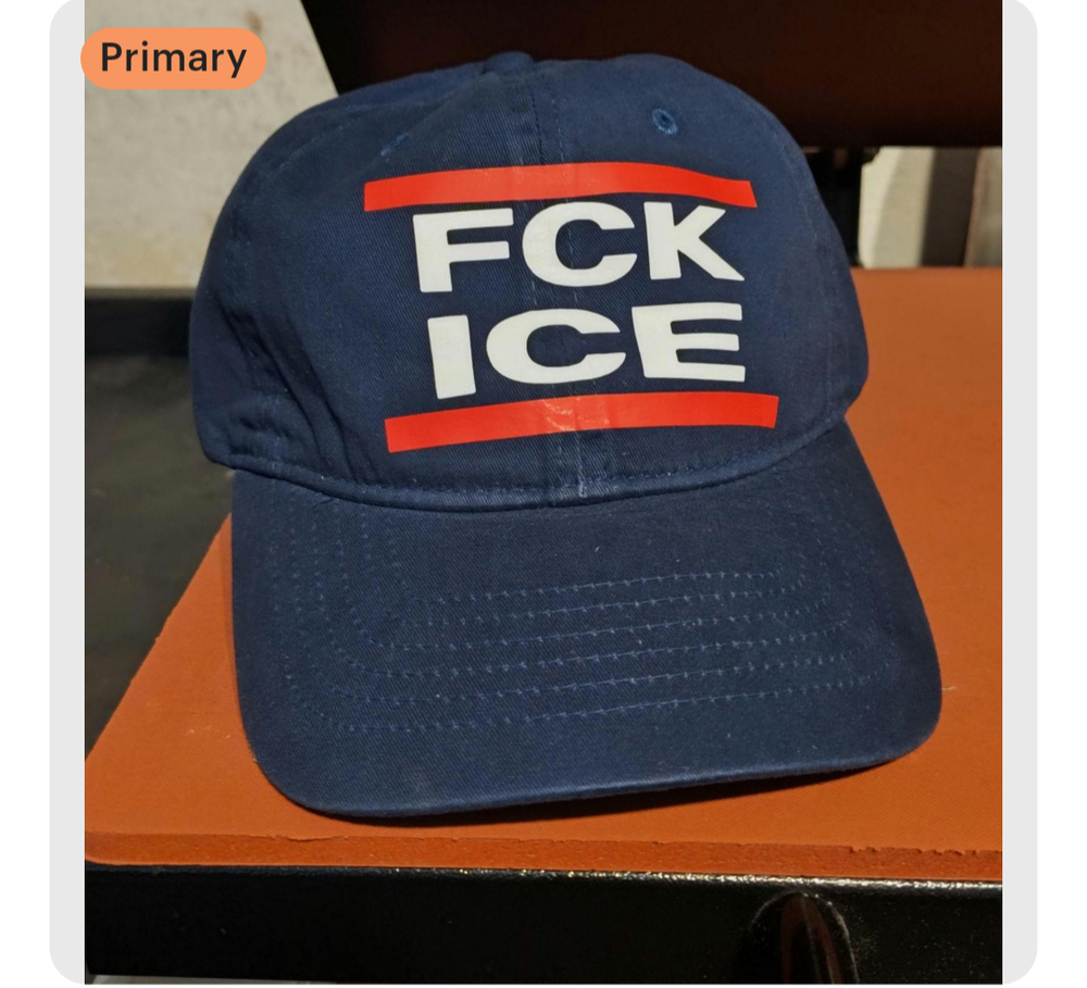 FCK ICE hat