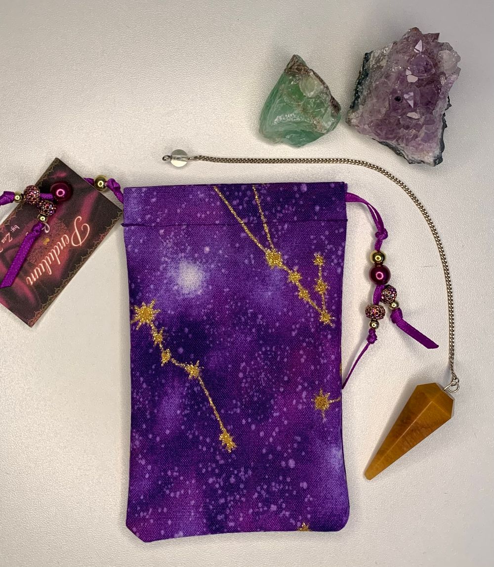 Purple Cosmic Pendulum Bag