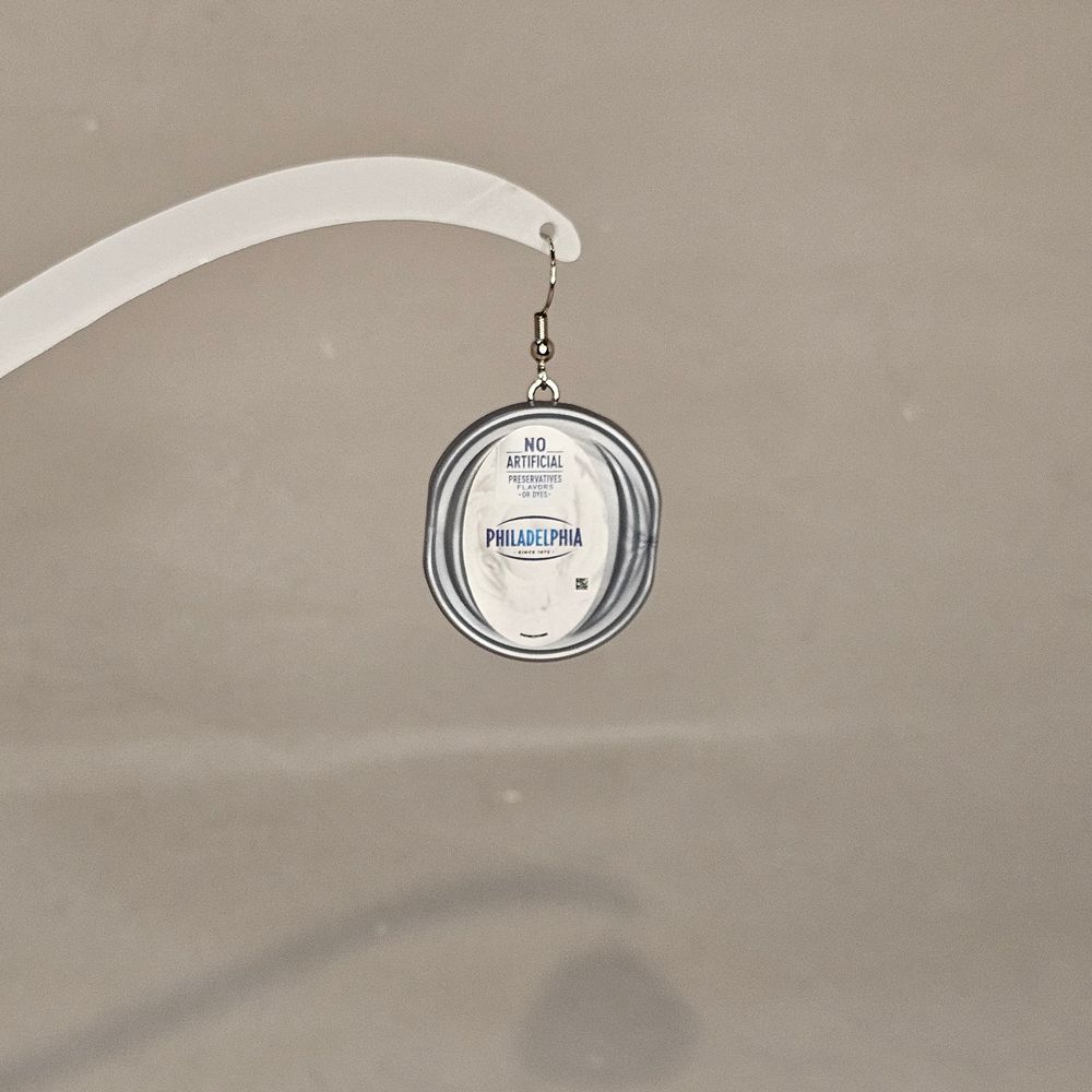 Item #55 Cream Cheese Earring