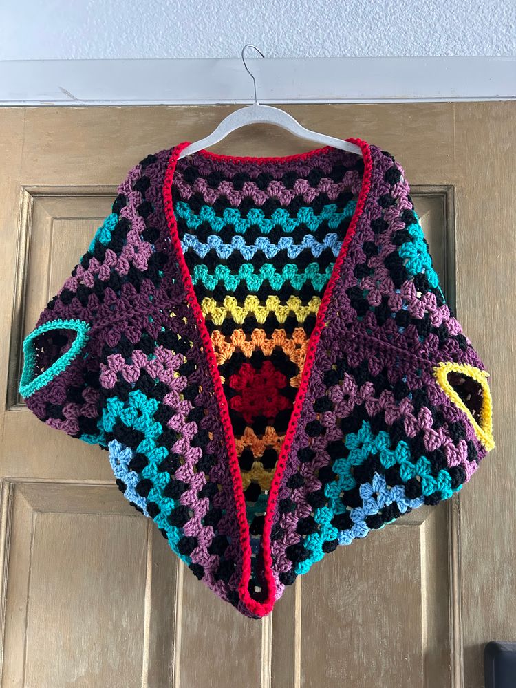 Crochet cocoon sweater 