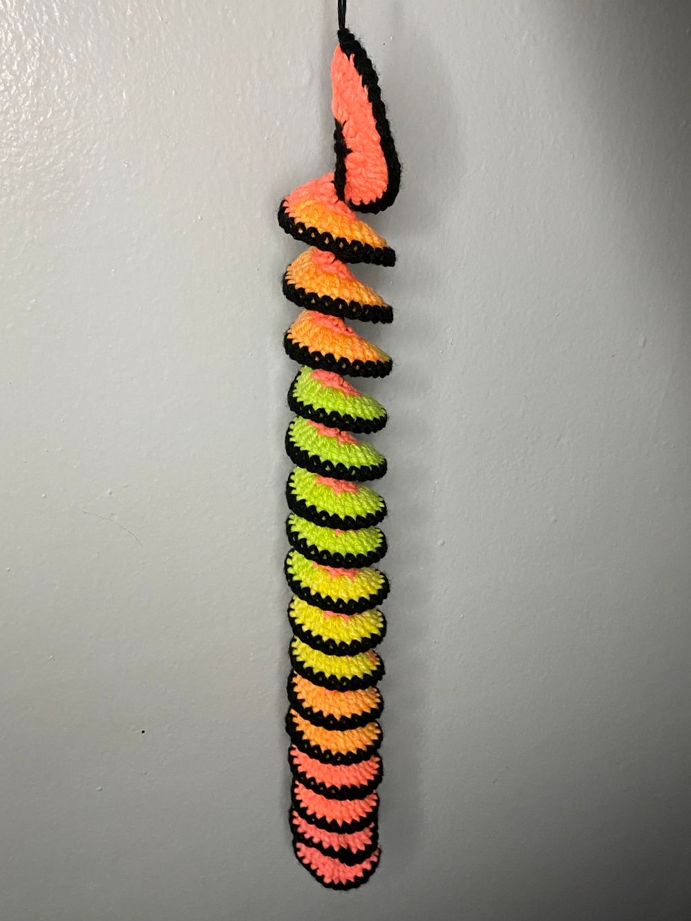 Black & Retro Stripe Wind Spinner