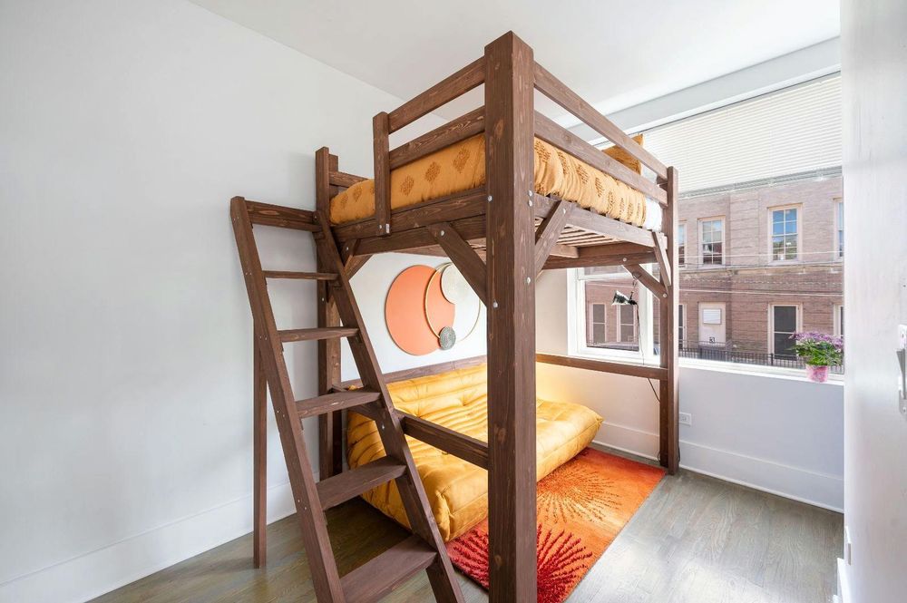 Loft Bed Adult, Queen, Full, Twin, King size Kit w/ Ladder