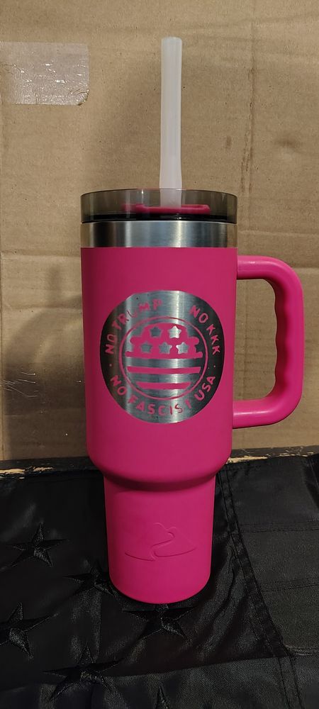 40oz No Trump No KKK No Fascist USA tumbler