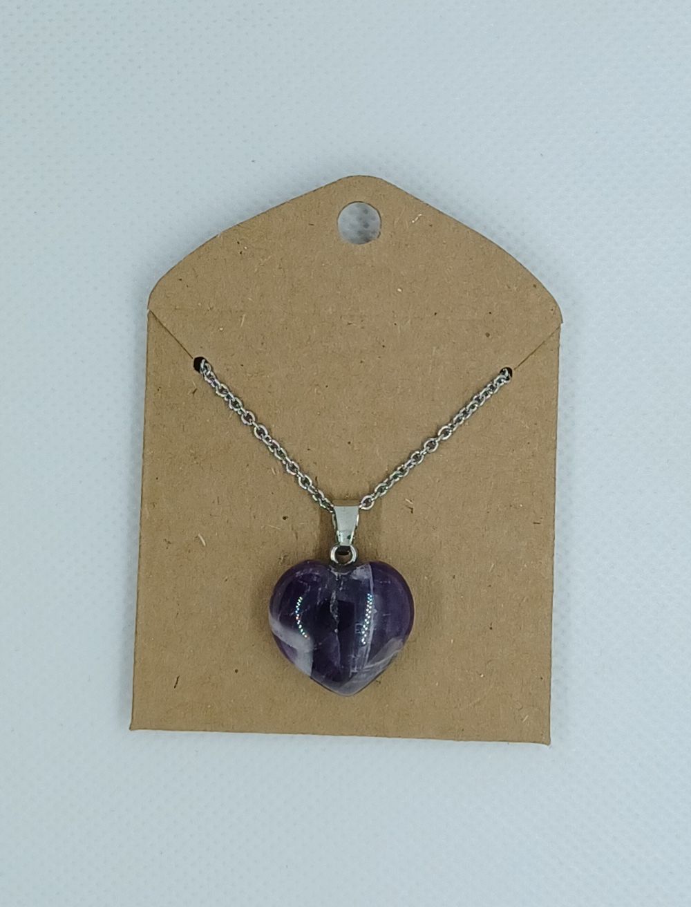 Chevron Amethyst Necklace