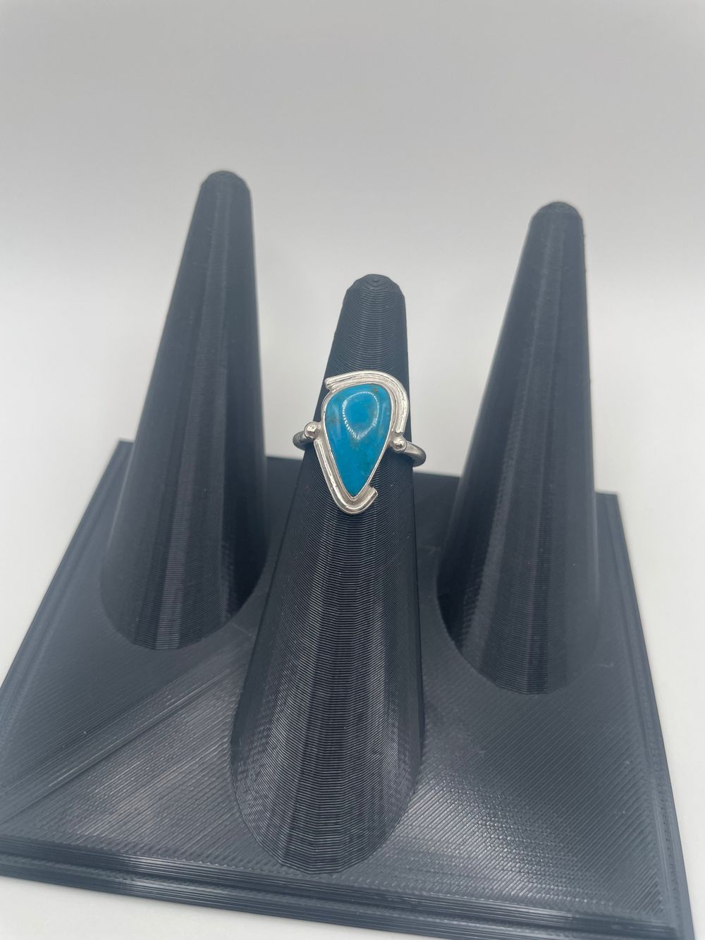 Blue Mohave Turquoise Ring (Size 6.5)