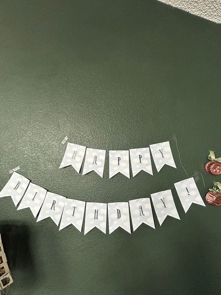 Happy Birthday printable banner 