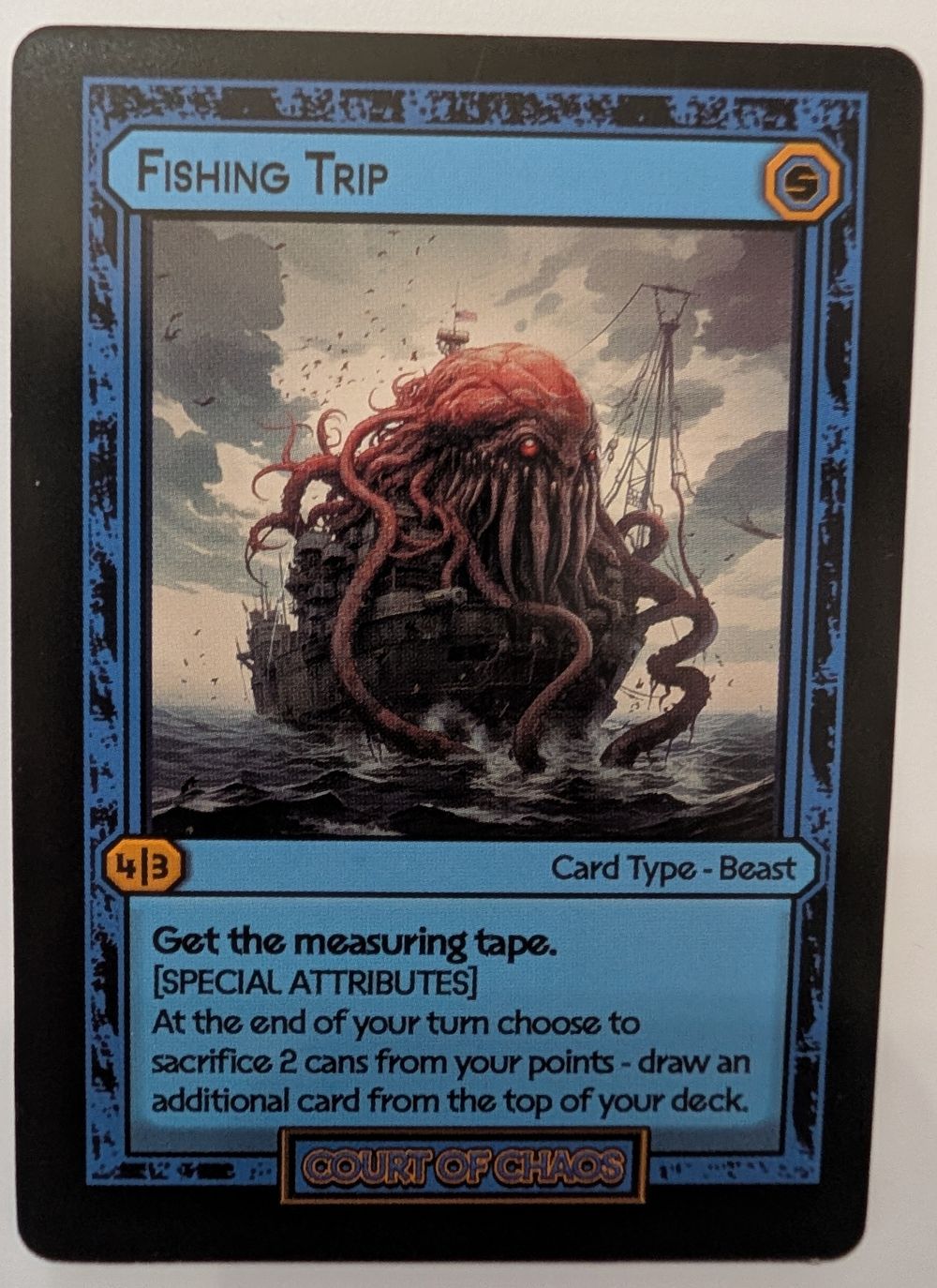 Fishing Trip - Divorced Dads Court of Chaos Deck Card