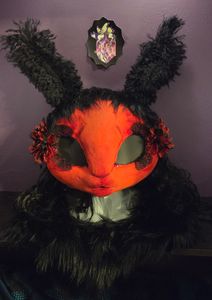 Gothic Fae Moth Mask and Ruff 