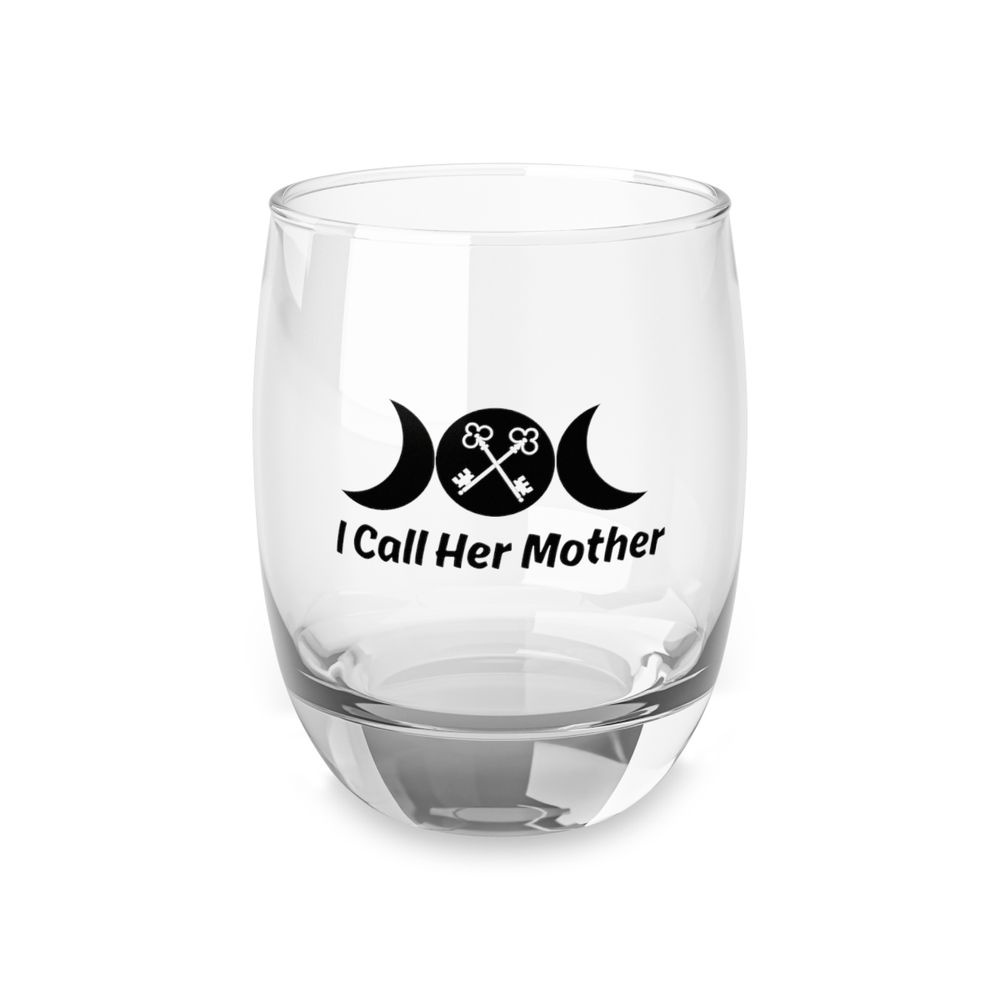 Whiskey Glass — 'I Call Her Mother' Triple Moon Witch Spirit...