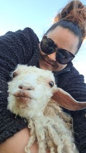 Gir the goat and myself 