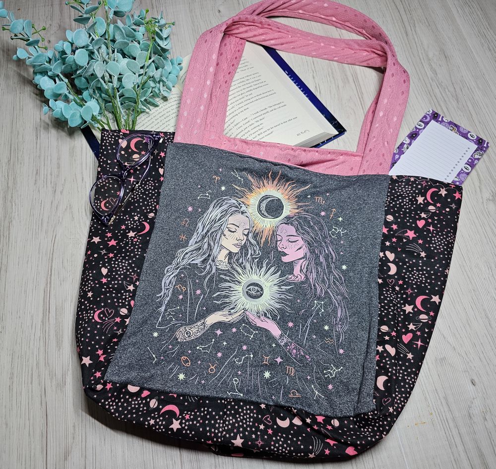 🌿 Upcycled Tote Bag – Eco-Friendly, Reversible & Built to Last