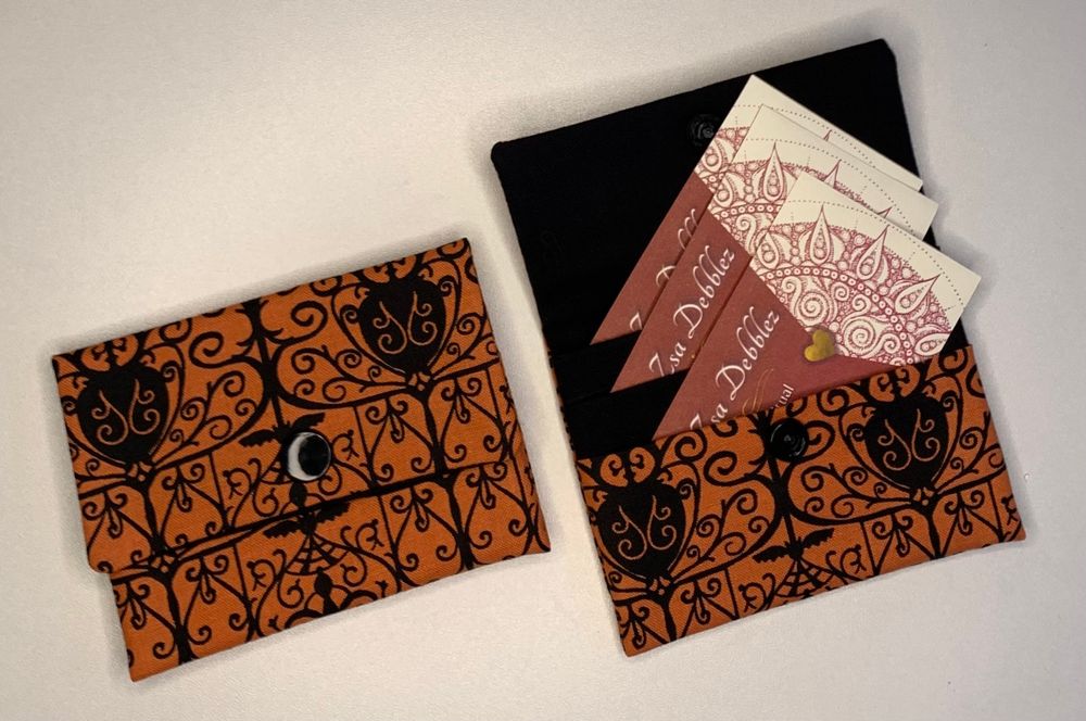Orange Goth Wallet