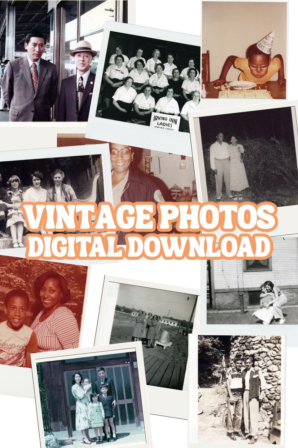 Vintage Photos Digital Download | 20 Digital Vintage Photos