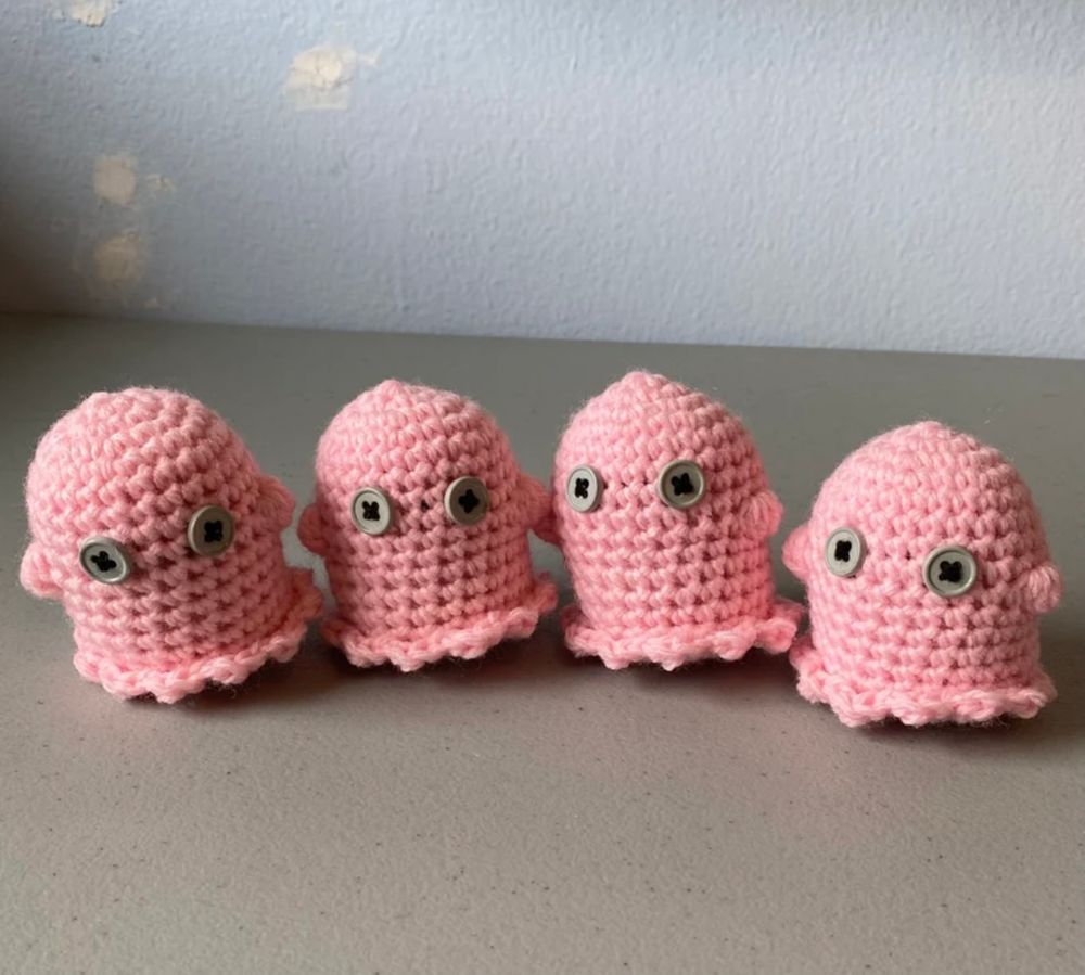 Pink Pastel Ghost Plushie