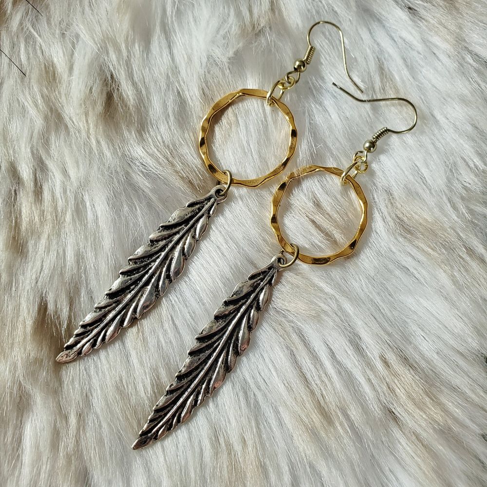 Boho Feather Earrings