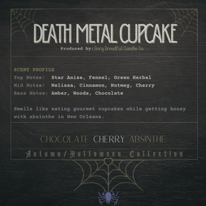 Death Metal Cupcake Scent Profile