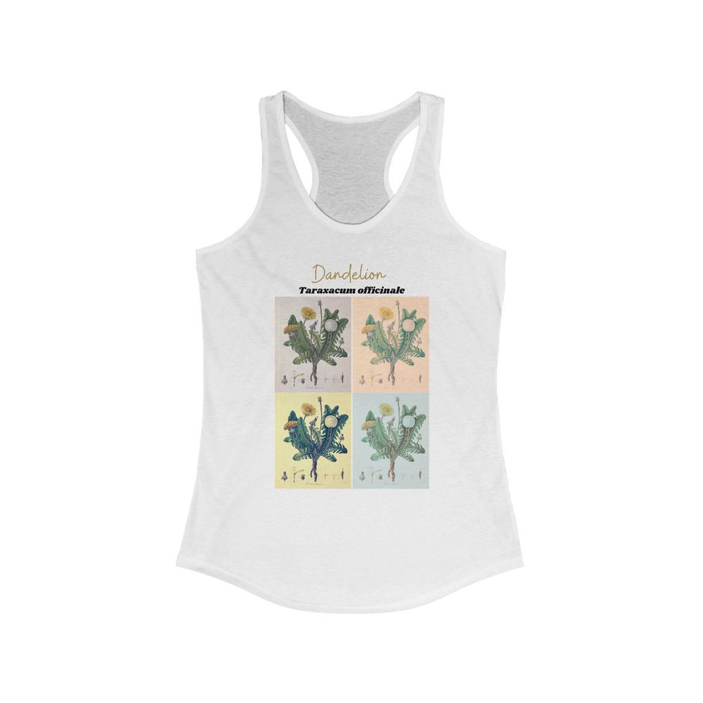 Dandelion Racerback Tank, Summer Tank