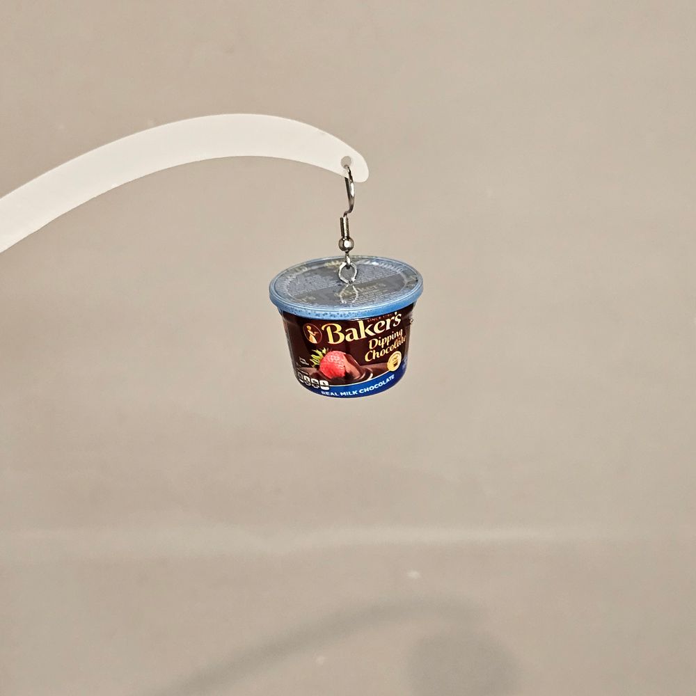 Item #96 Baker's Chocolate Earring