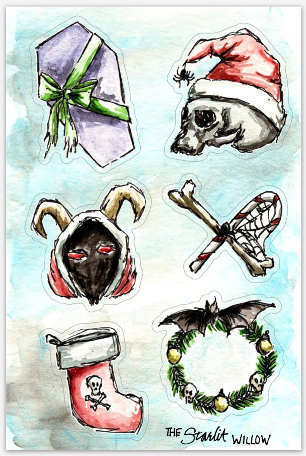 Pre-Order - Creepmas Sticker Sheet