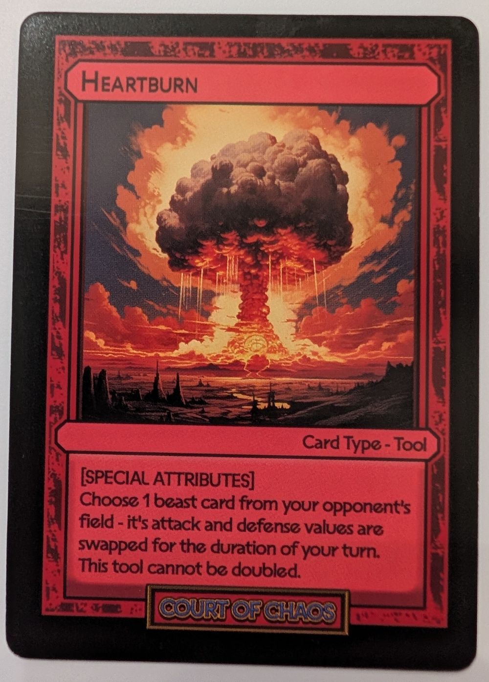 Heartburn - Divorced Dads Court of Chaos Deck Card