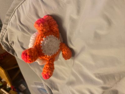 Orange tummy view