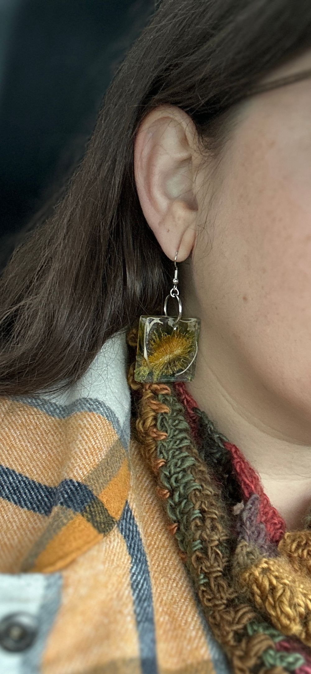Rabbit in a Field Earrings